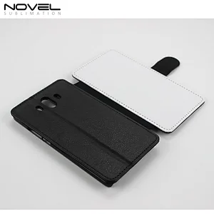 wholesale blank flip leather wallet case for HW mate 10