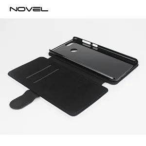 Sublimation Blank PU Flip Wallet Case Stand For Huawei Honor 7X