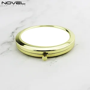 New style five color sublimation blank compact mirrors