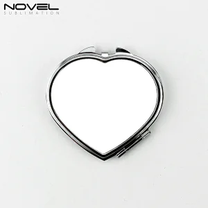 Personalized Sublimation Blank Packet Mirror-Heart