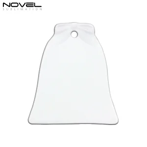 Sublimation Christmas Tree Ornament Bell Pendant