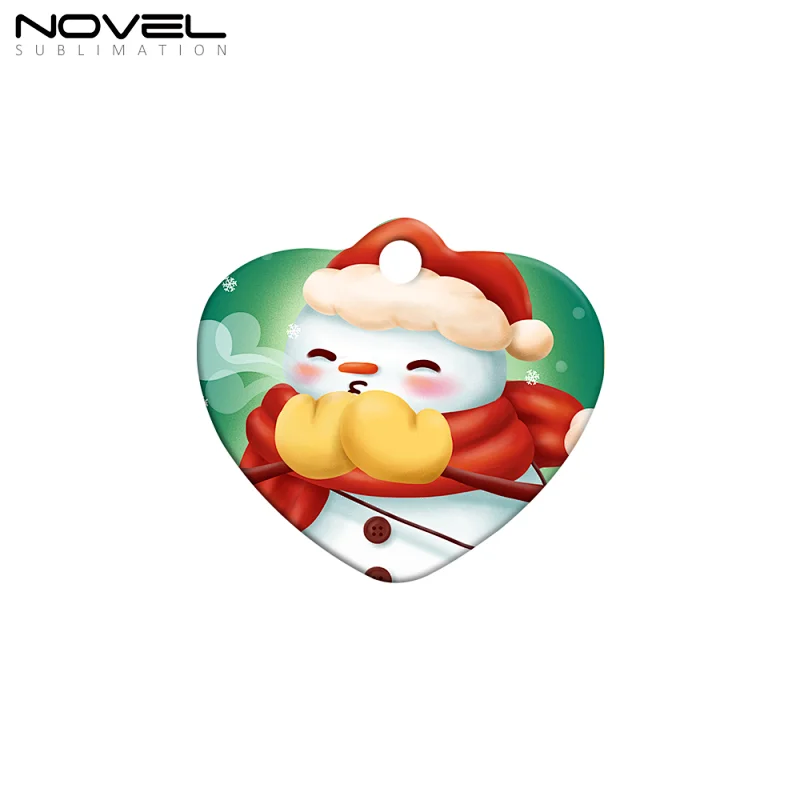 Sublimation Ceramic Christmas Pendant Ornament