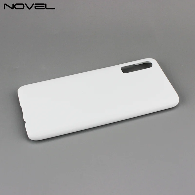 Custom Case For Galaxy A70 White Plastic 3D Sublimation Blank Cover