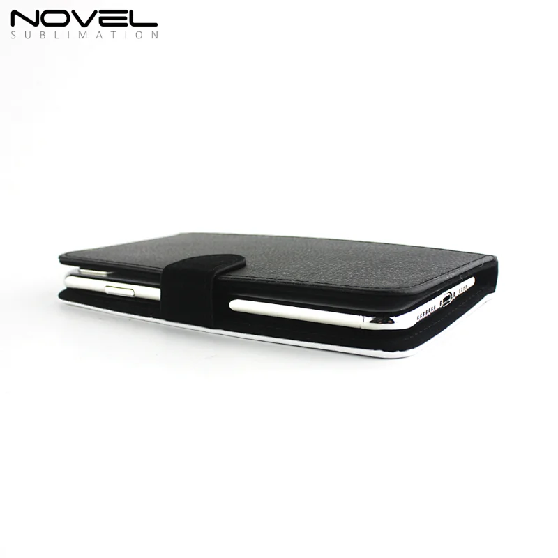 New style Blank DIY Universal Flip Leather Wallet For Phone