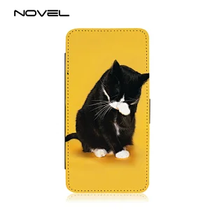 Personality Blank Flip Leather Wallet Case For IP XR