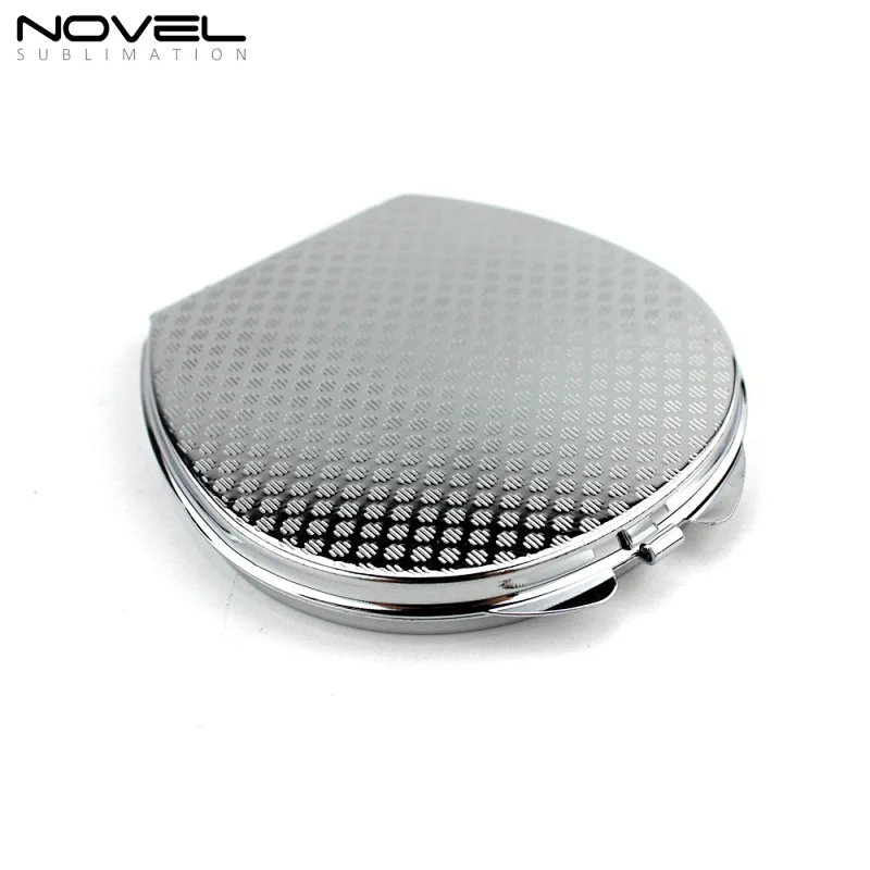 New Arrival Sublimation Blank Makeup Metal folded Mirror