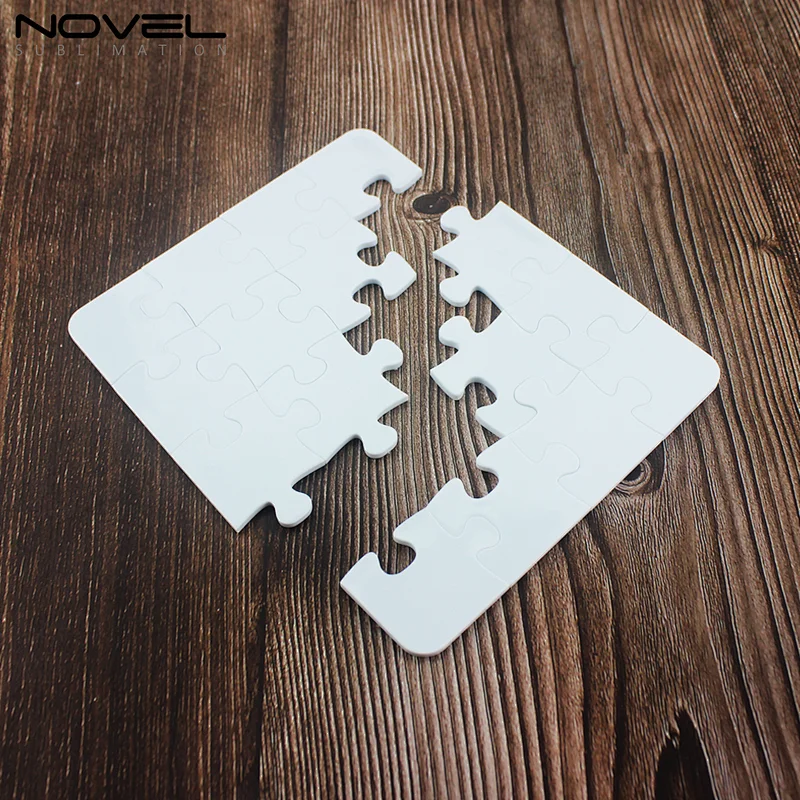 A6 Size Custom Plastic Hard Board Blank Polymer Jigsaw Puzzle