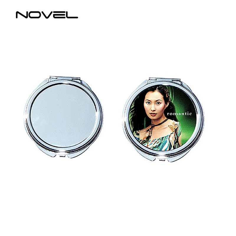 Best selling Sublimation Blank Metal Mirror, Makeup Mirror with square and round hole shape