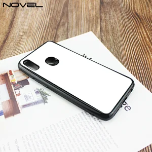 Apply for wireless charger sublimation TPU Soft Back cover with plastic film for P smart 2019 / Honor 10 Lite