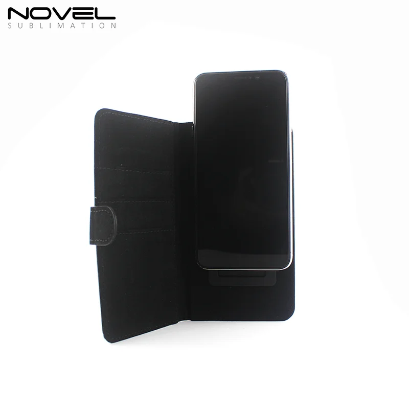 New style Blank DIY Universal Flip Leather Wallet For Phone