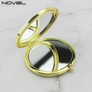 New style five color sublimation blank compact mirrors