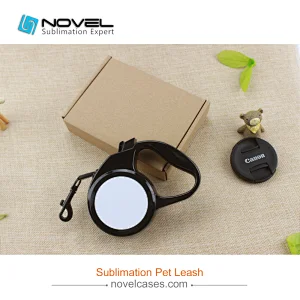 3m Retractable Sublimation Pet Leash Black Dog Leash
