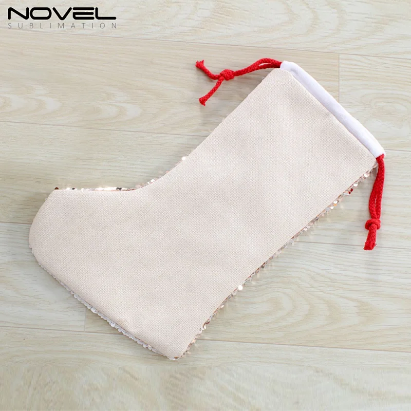Popular Sell Customized Blank Heat Press Christmas Sock
