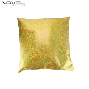New Arrival Custom Blank Glitter Color Pillow Case Square Pillow Cover