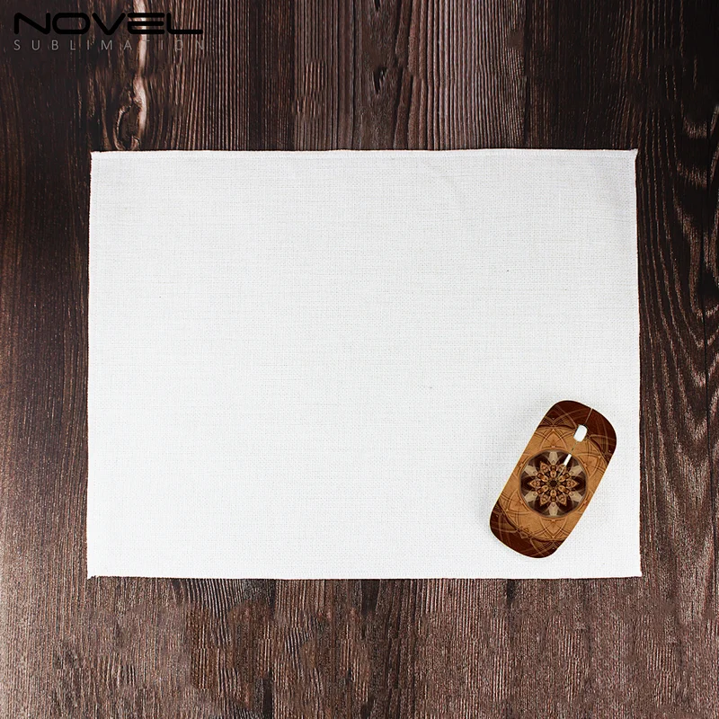 Personalized Blank Sublimation Linen Cotton Table Mat 300*400mm