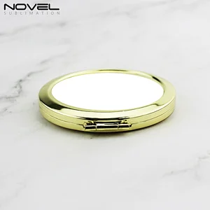 New style five color sublimation blank compact mirrors