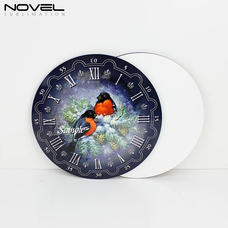 Blank Sublimation MDF Wall Round Clock Dia 27cm