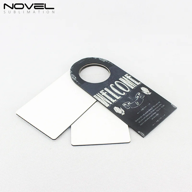 DIY Promotional advertising Blank Sublimation door hangers