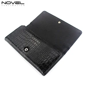 Sublimation Tri-Fold Wallet for Lady With crocodile Grain