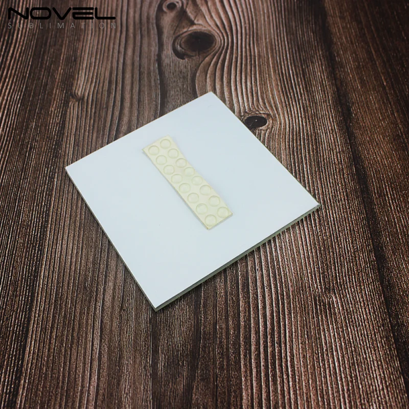 High quality Fancy Heat Transfer Square Glass Coaster