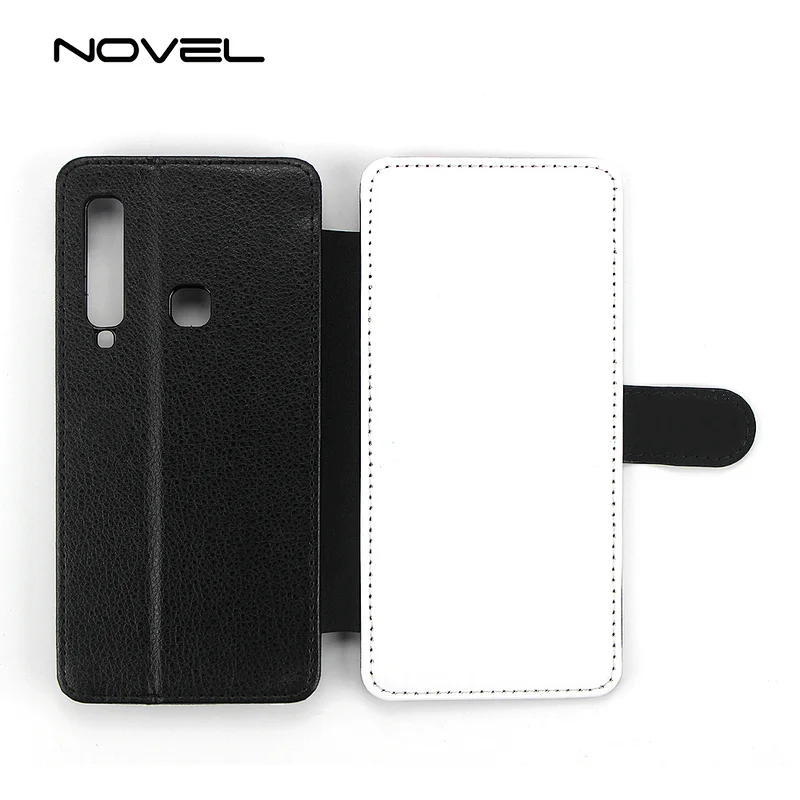 Sublimation Blank Flip Leather Mobile Phone Case For Galaxy A9 2019