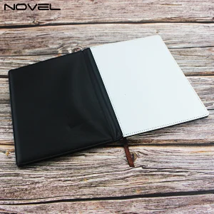 Personalized Cover A4 Size NoteBook Sublimation Blank PU Leather NoteBook