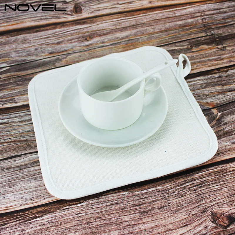 Custom Sublimation Blank Linen Cotton Pot Pad