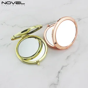 hot selling personalized diy blank mirror with metal insert printing