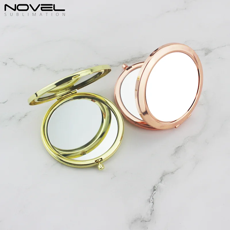 hot selling personalized diy blank mirror with metal insert printing