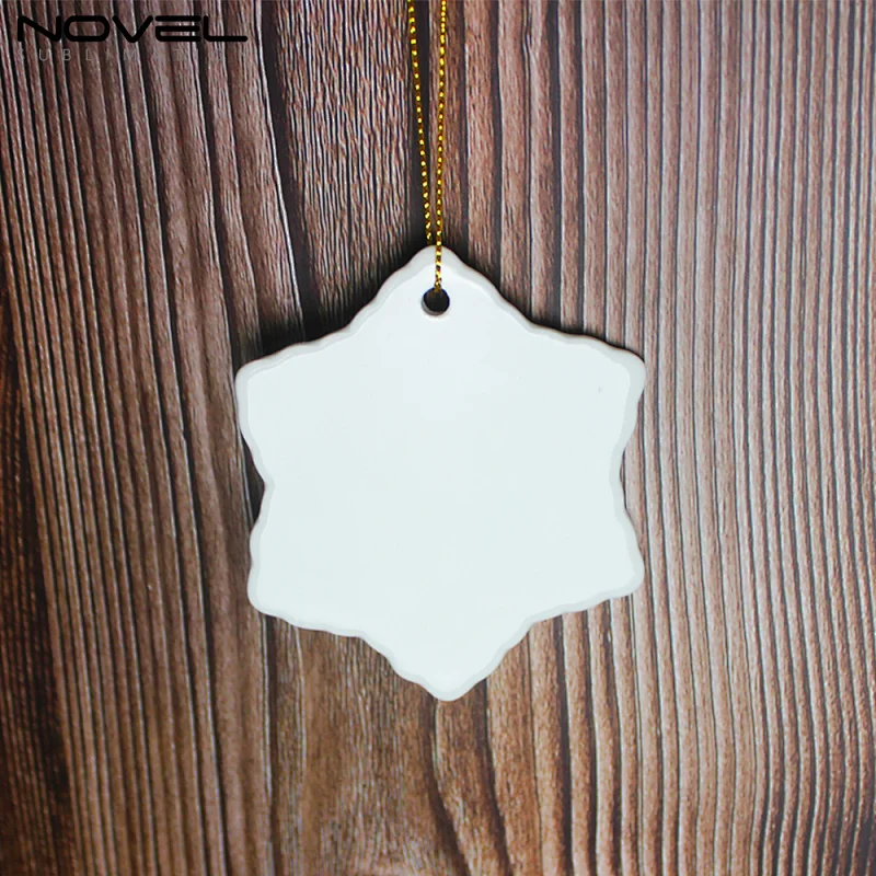 Pendant Christmas Sublimation Blank Snowflake Ornament