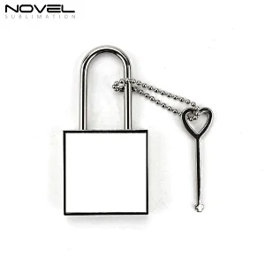 Custom Sublimation Blank Metal Square Lock