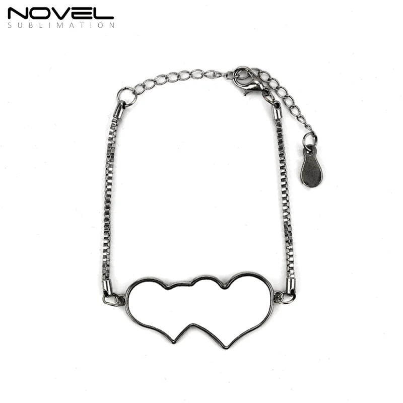 Popular DIY Sublimation Heart-Heart Printing Bracelet