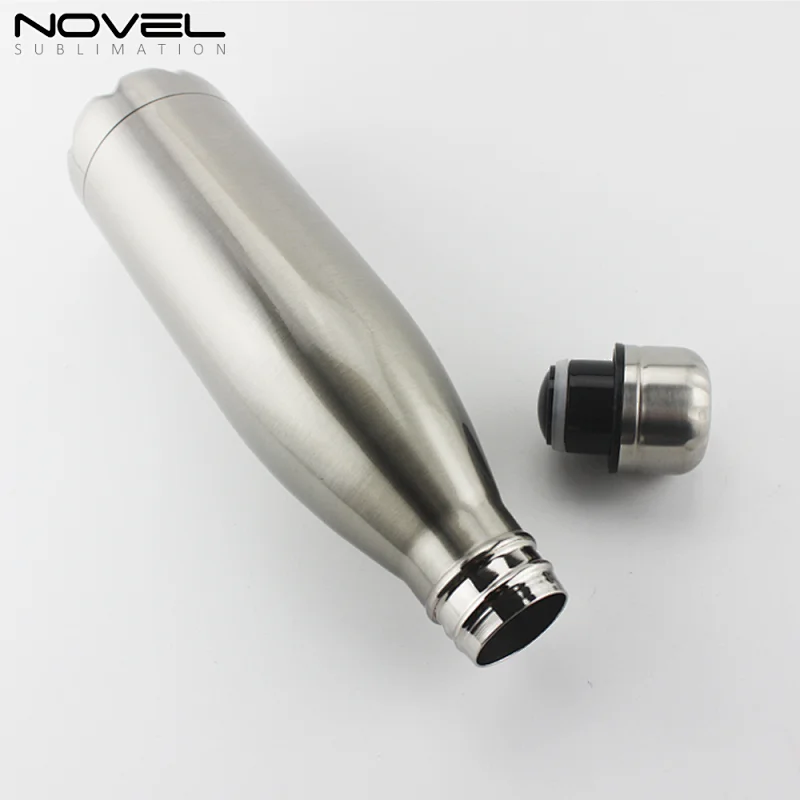 500ml Coke Mug Sublimation Silver Coke Bottle