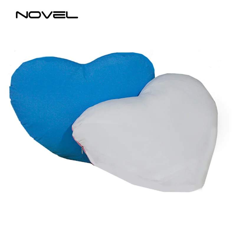 DIY Sublimation Blank Heart Pillow With Cover And Inner Core