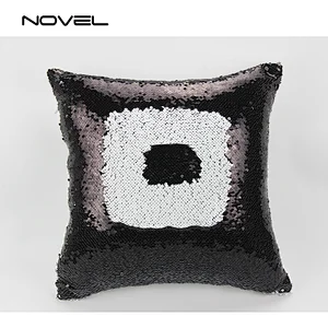 sublimation blank decoration reversible sequin pillow