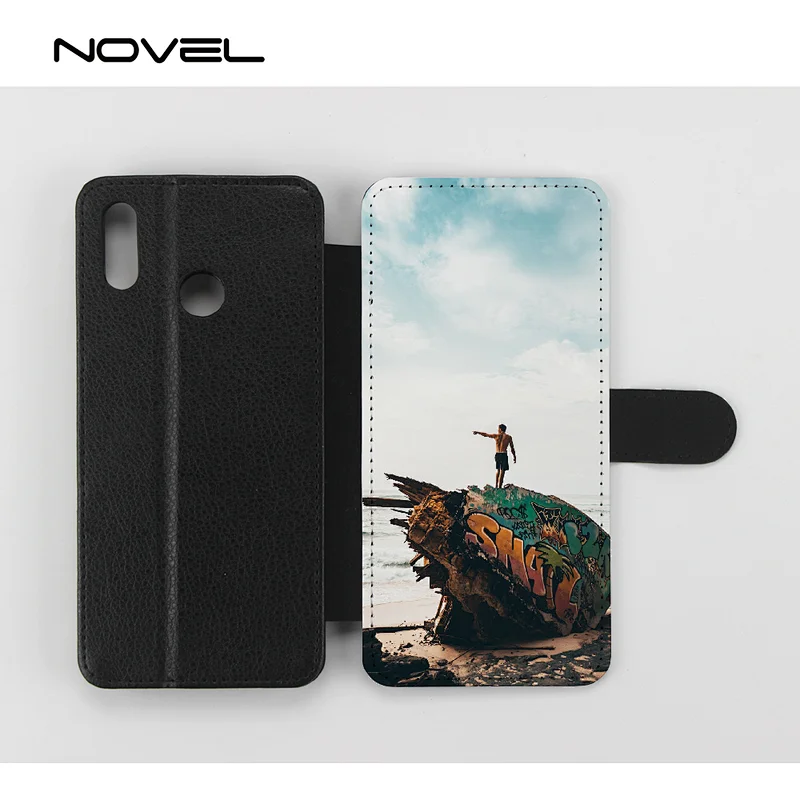 Sublimation DIY Phone Wallet PU Flip Mobile Phone Cover For Huawei Y9 2019