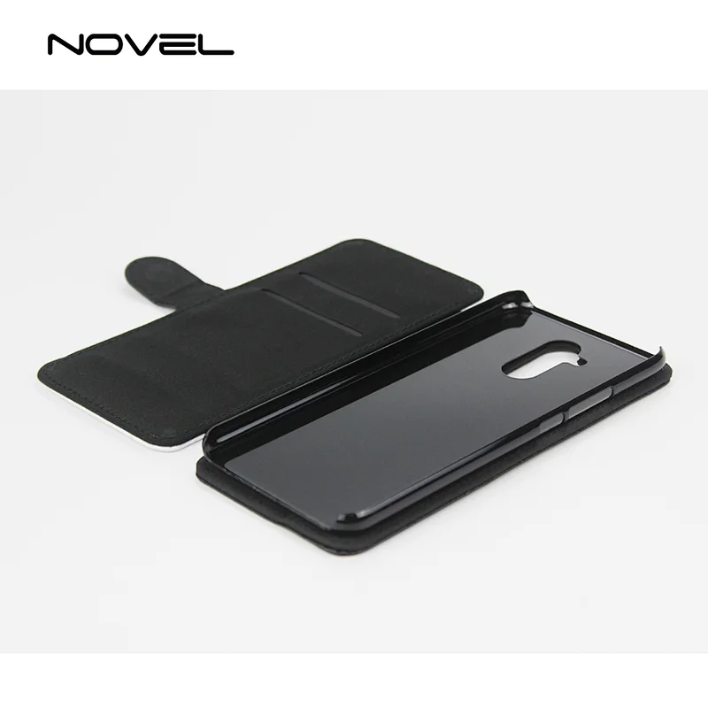 2D PU Flip Sublimation Phone Wallet Case Card Holder For Huawei Mate 20 Lite