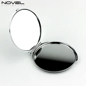 Sublimation Blank Metal Compact Mirror-Thin Round Shape