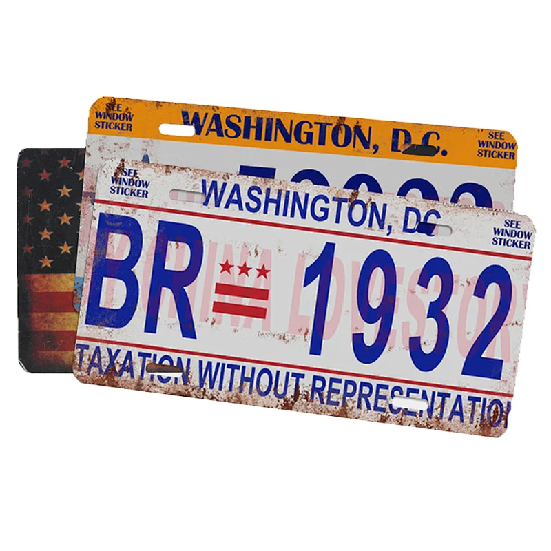 Sublimation Printing Blank License Plate Car License Aluminum Sheet