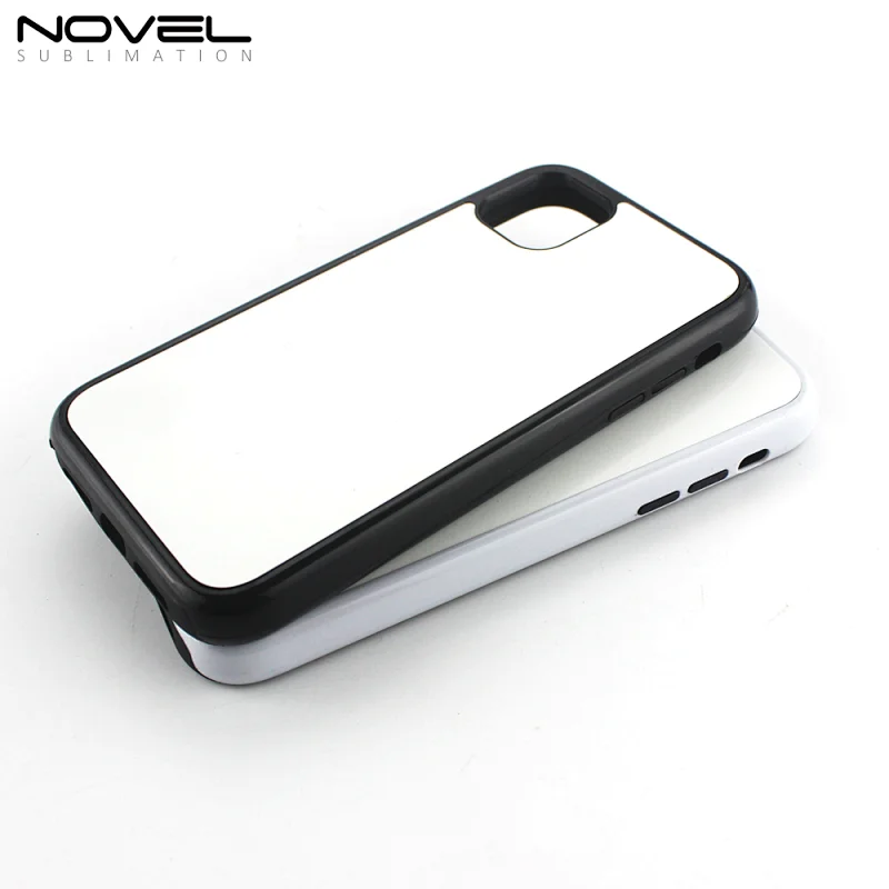 Good Quality Sublimation Blank 2D 2IN1 Phone Case For iPhone 11