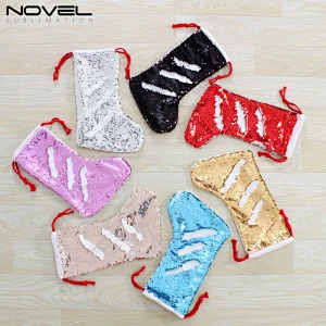 Popular Sell Customized Blank Heat Press Christmas Sock