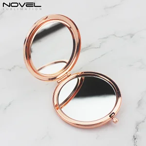 hot selling personalized diy blank mirror with metal insert printing