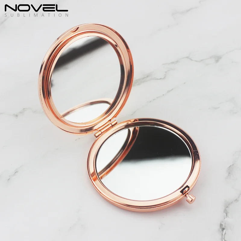 hot selling personalized diy blank mirror with metal insert printing