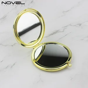 New style five color sublimation blank compact mirrors