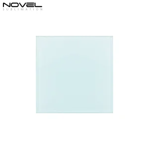 High quality Fancy Heat Transfer Square Glass Coaster
