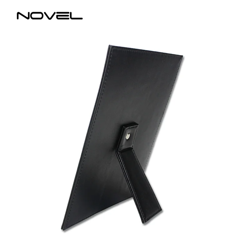 Personalized Sublimation Blank PU Leather Photo Frame For Christmas Gift 7