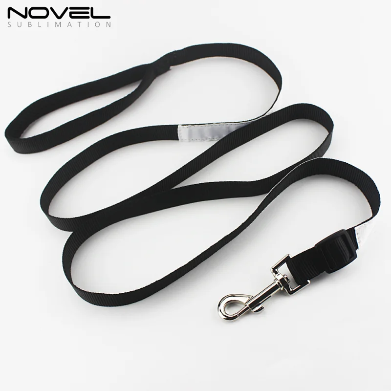 Custom Nylon dog leash 2.0*180CM Sublimation blank pet leash
