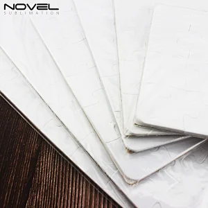 A6 Size Custom Plastic Hard Board Blank Polymer Jigsaw Puzzle