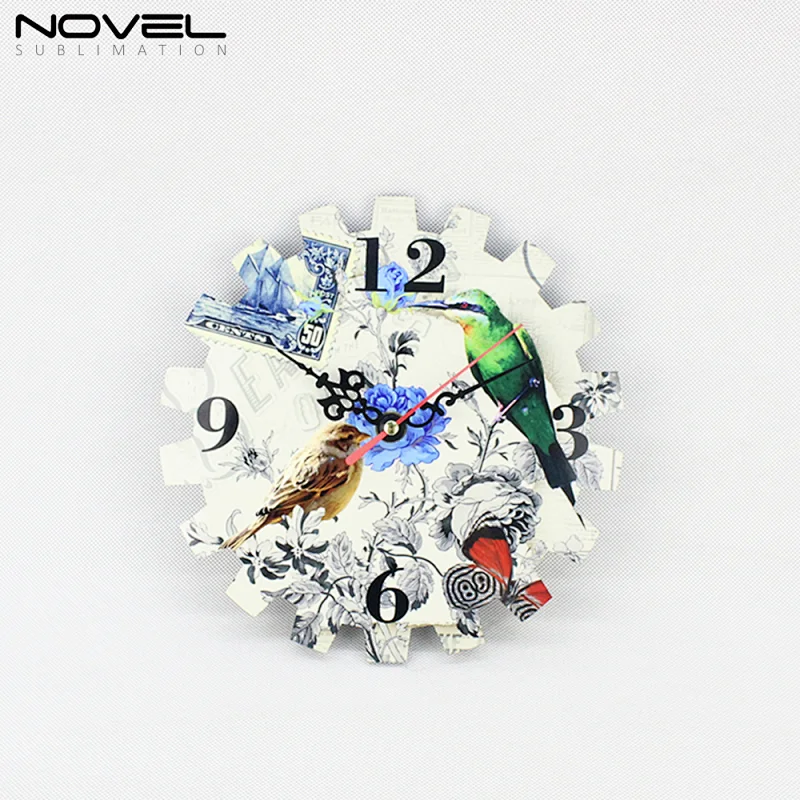 Custom MDF Clock Sublimation Blank Wall Clock