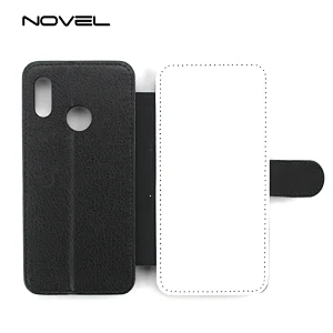 DIY Sublimation Blank PU Flip Phone Wallet For Huawei P20 Lite